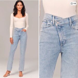 Abercrombie & Fitch The Dad High Rise Jeans